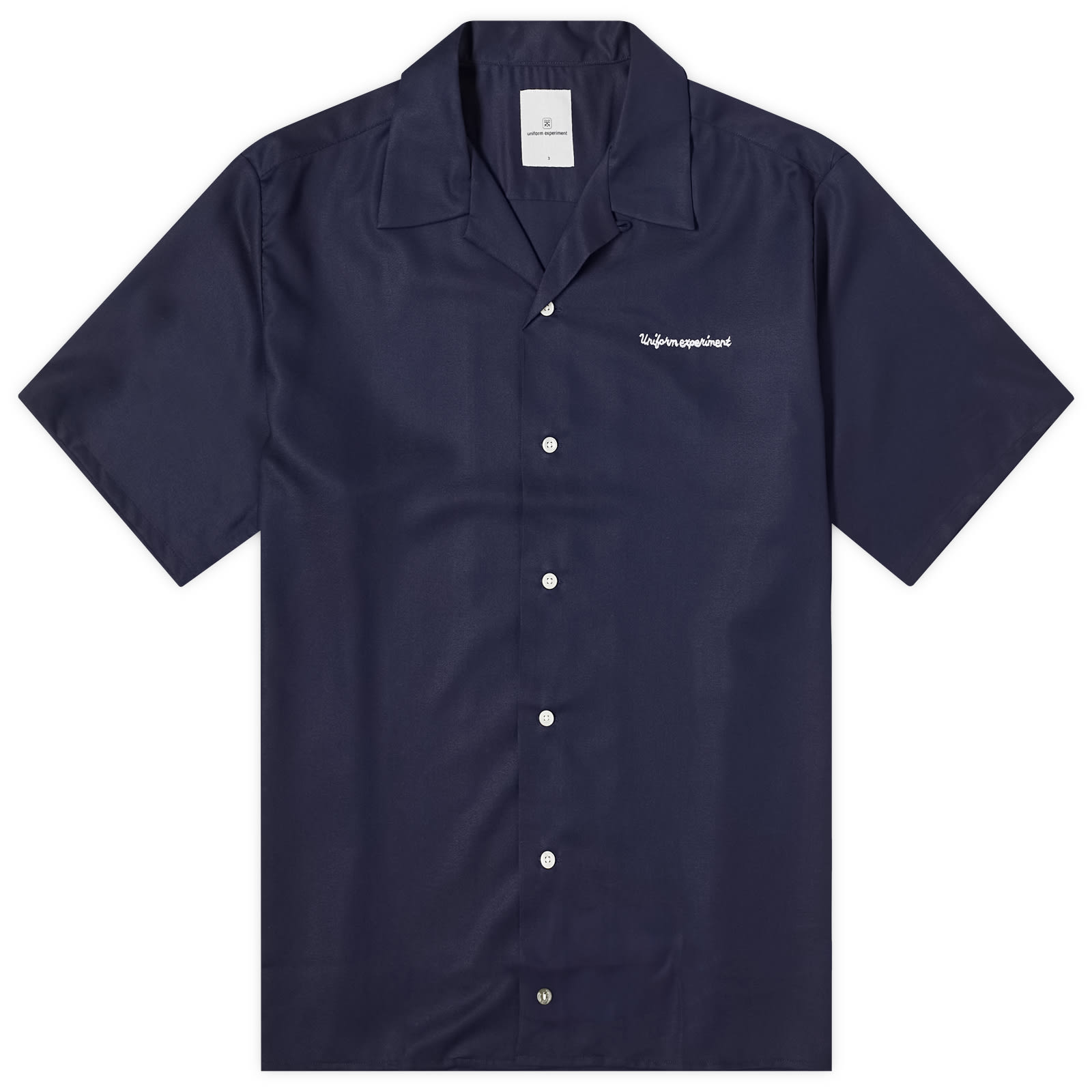 Uniform Experiment Men's Short Sleeve Work Shirt Black