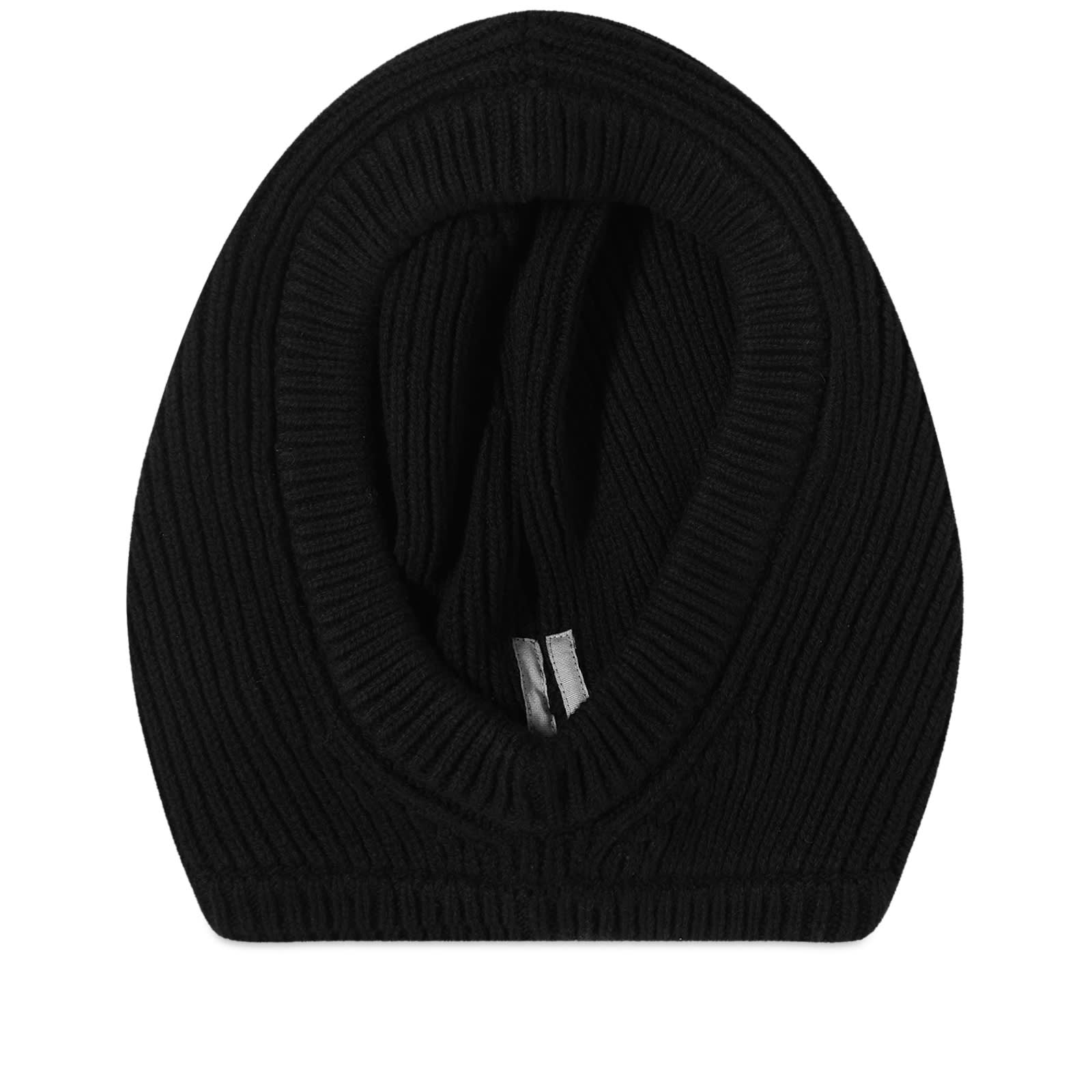 Rick Owens ブラックビーニー RICK OWENS(リックオウエンス) ニットキャップ・ビーニー(メンズ