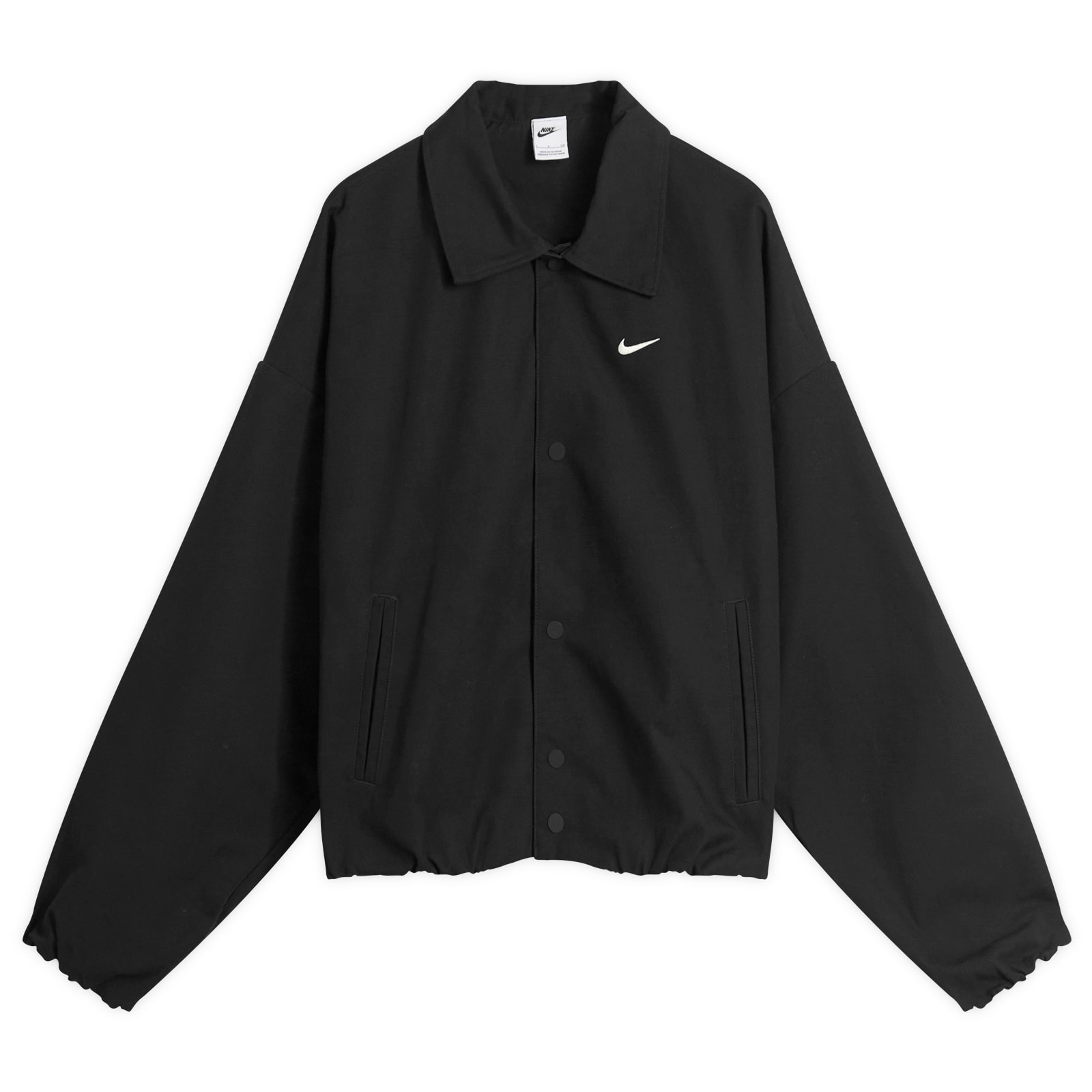 ジャケット Nike Street Woven Coach Jacket Nike Street woven full zip jacket in black and gray | ASOS