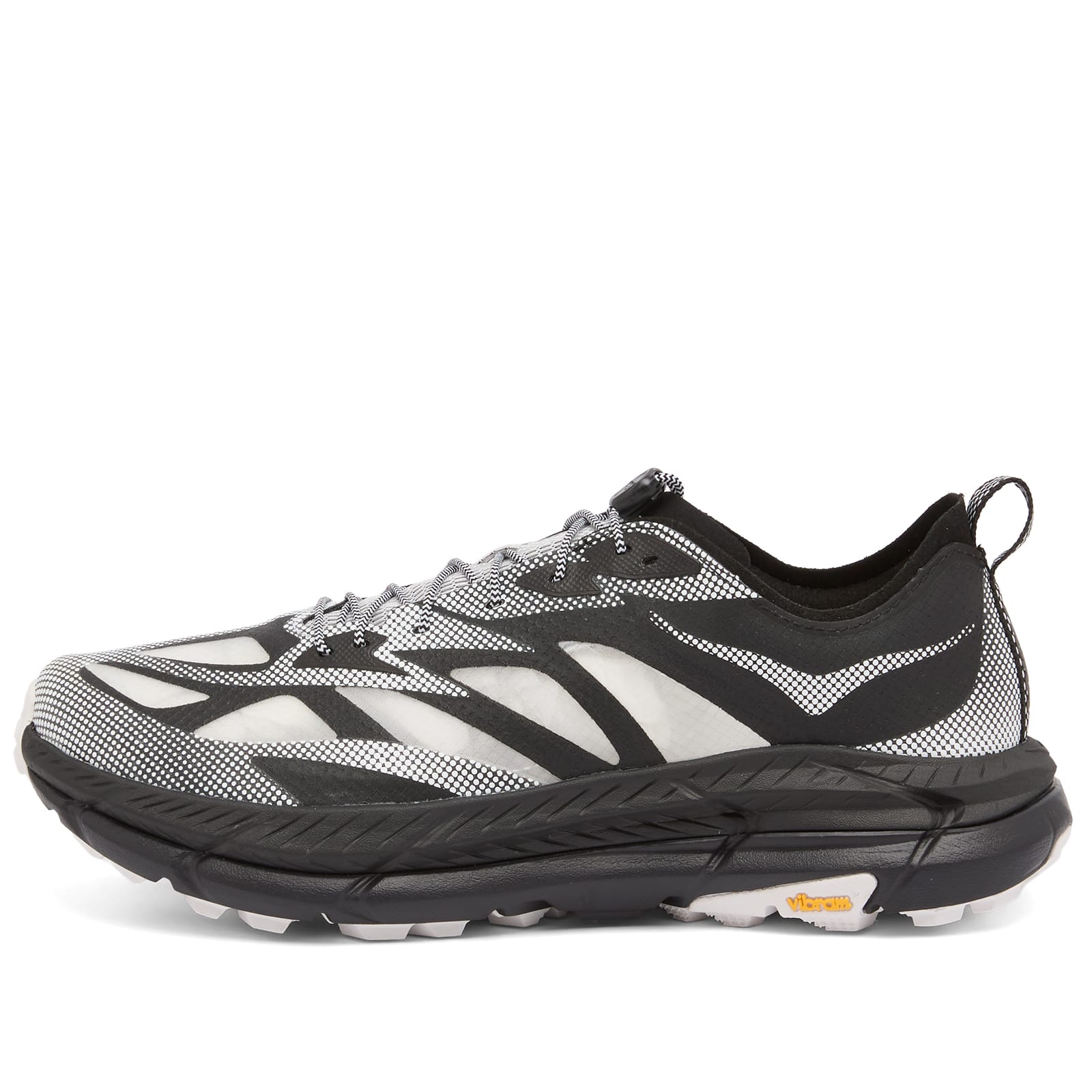 Hoka One One Unisex Black/White U Mafate Speed 4 Lite Ts Sneaker