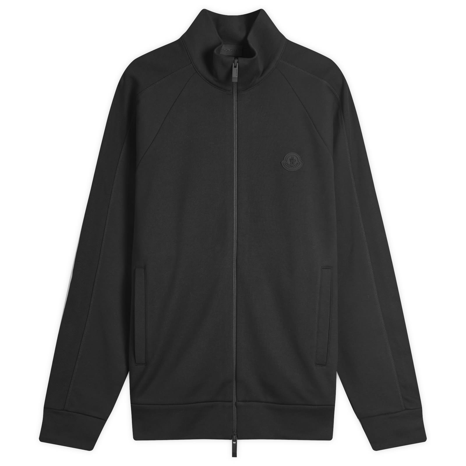 Moncler Cotton Fleece Zip Up Jacket Black | END. (CA)