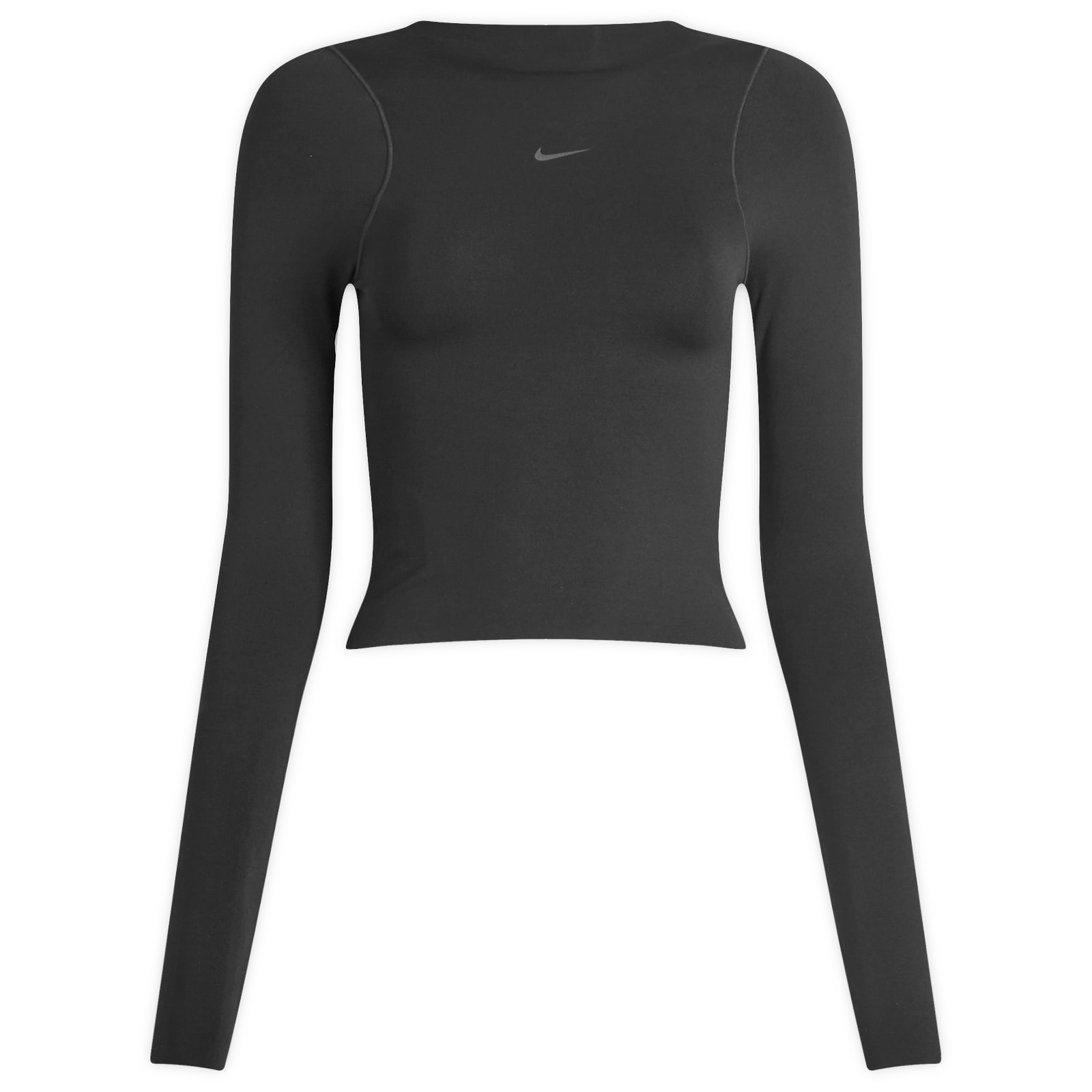 Nike Women's Black/Pcg6c Zenvy Long Sleeve Top