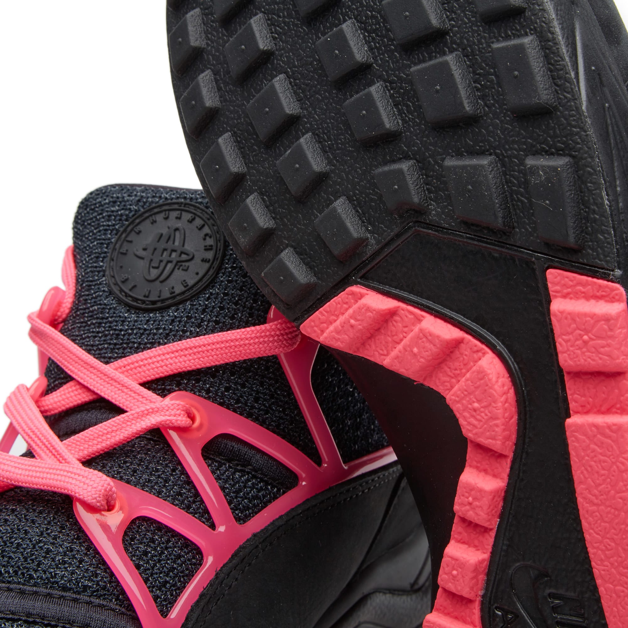 Air trainer huarache black pink Clearance