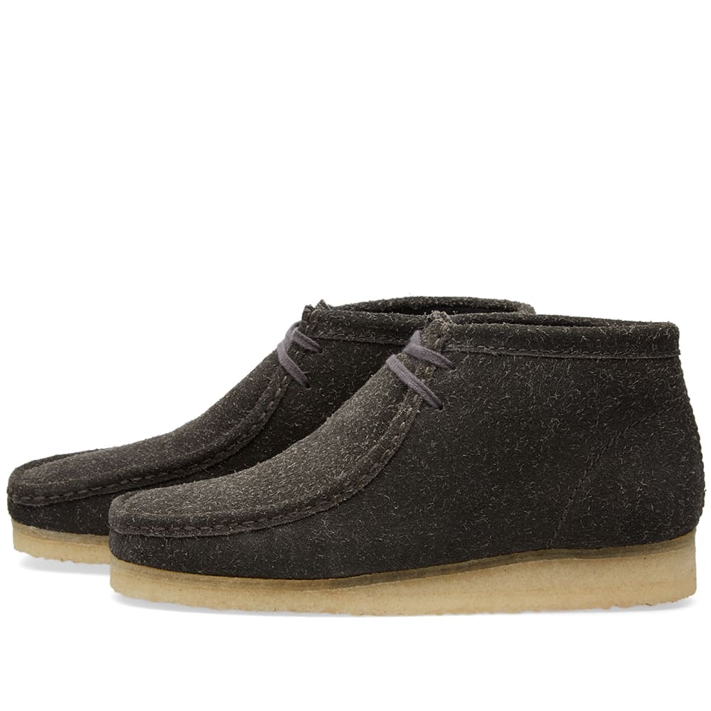 Clarks Originals Wallabee Boot Grey Lined Suede | END. (US)