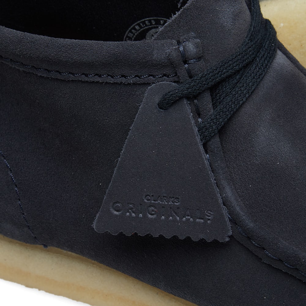 Clarks Originals Wallabee Boot Dark Blue Suede | END. (UK)