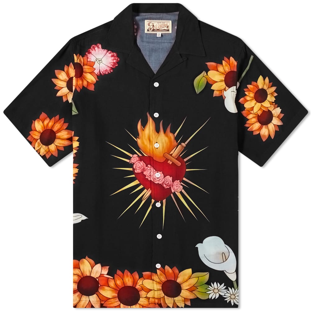 Pleasures Heart Vacation Shirt Black 
