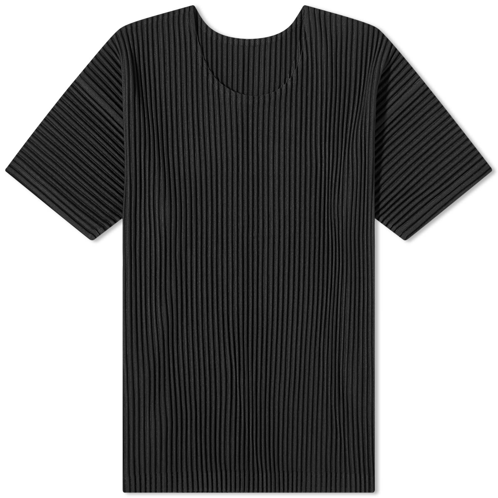 Homme Pliss Issey Miyake Pleated T Shirt Black END KR homme-pliss-issey-miyake-pleated-t-shirt-black-end-kr