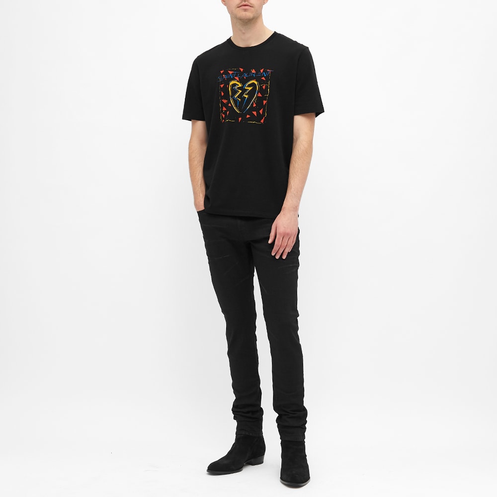 saint laurent heart shirt