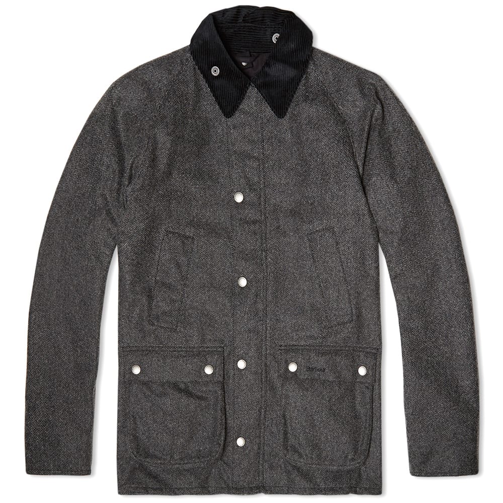 Barbour SL Bedale Herringbone Jacket Black | END.