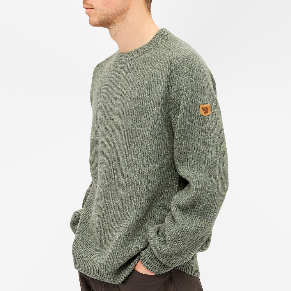 Fjällräven Greenland ReWool Crew Knit Thunder Grey END. (HK)