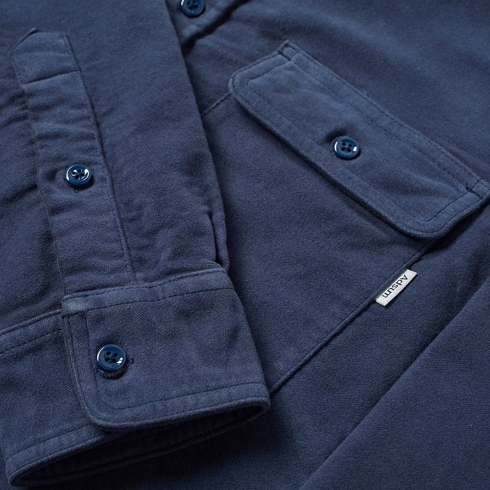 Adsum Italian Moleskin Workshirt Slate END.