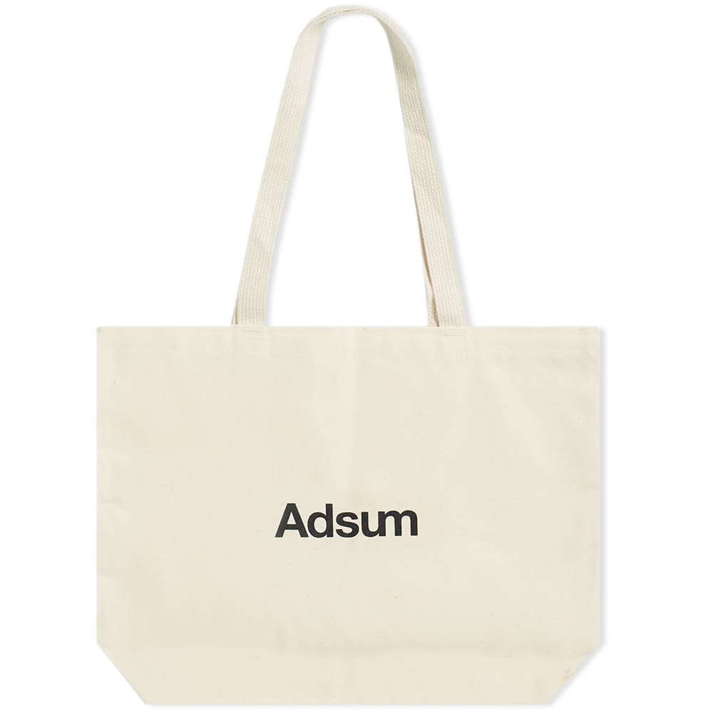 Adsum Logo Canvas Tote Bag Natural | END.