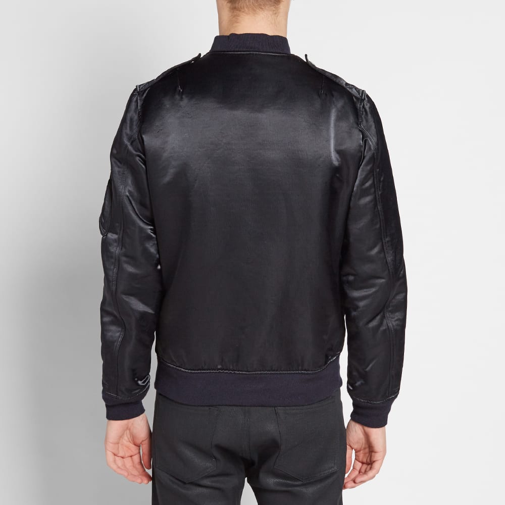 Comme des Garcons Homme Nylon MA-1 Jacket Dark Navy | END. (US)