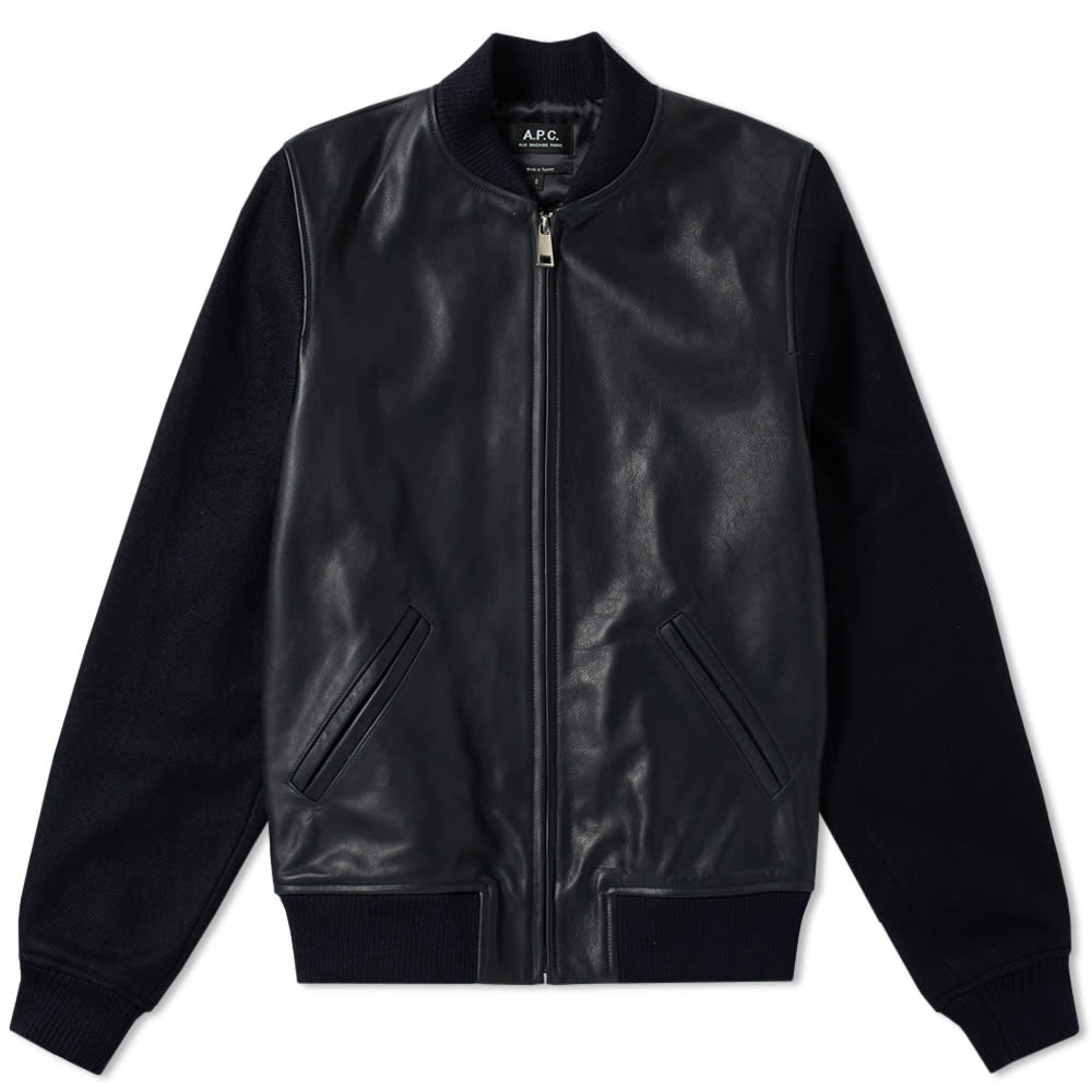A.P.C. Iron Bomber Jacket Dark Navy END. (US)