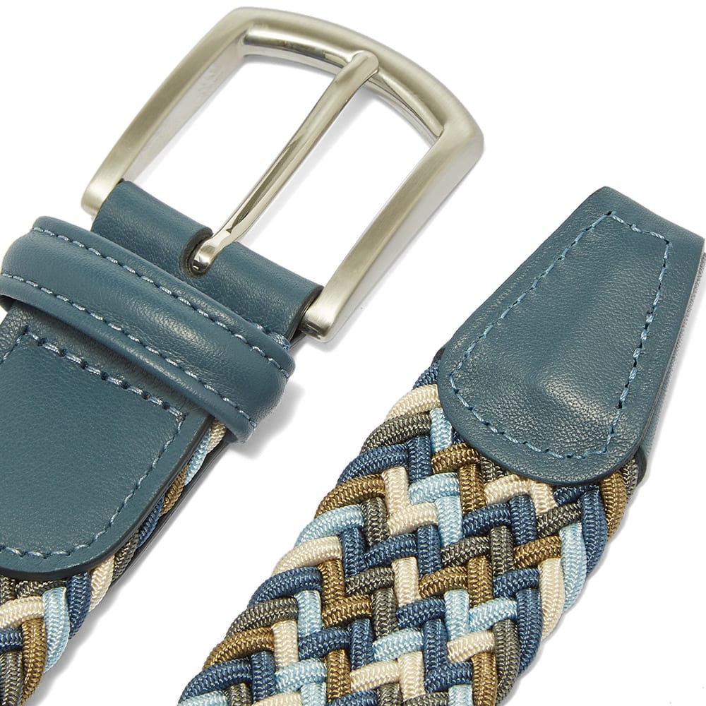 Anderson's Woven Textile Belt Blue, Khaki & Navy | END. (TW)