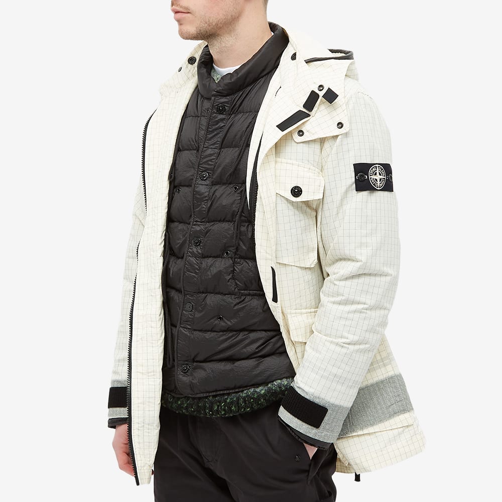 Stone Island Reflective Jacket & Gilet R.Down Parka Butter END. (US)