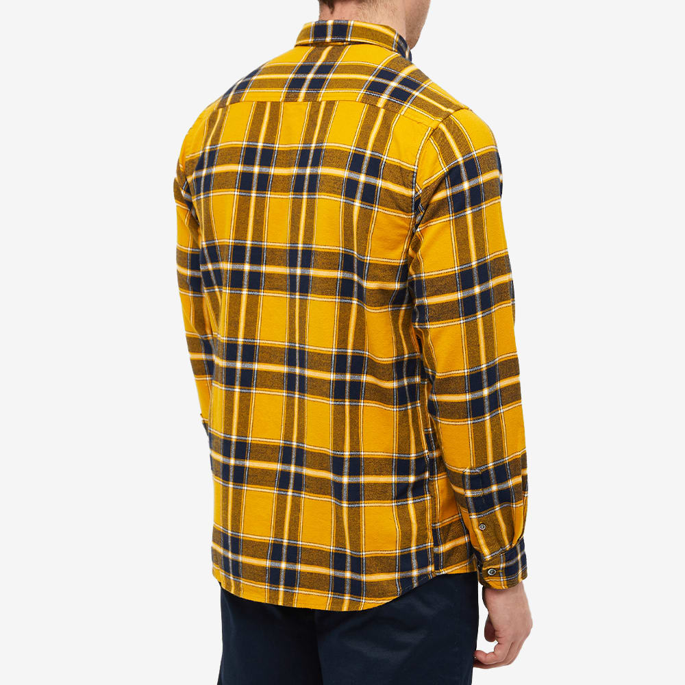 Norse Projects Anton Brushed Flannel Shirt Turmeric Yellow END. (Global)