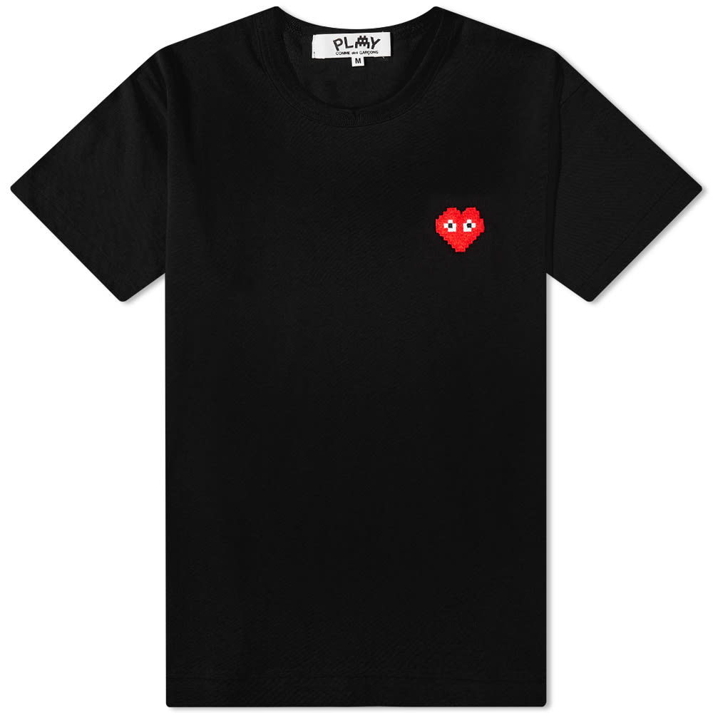 Comme des Garçons Play Women's Invader Heart T-Shirt Black