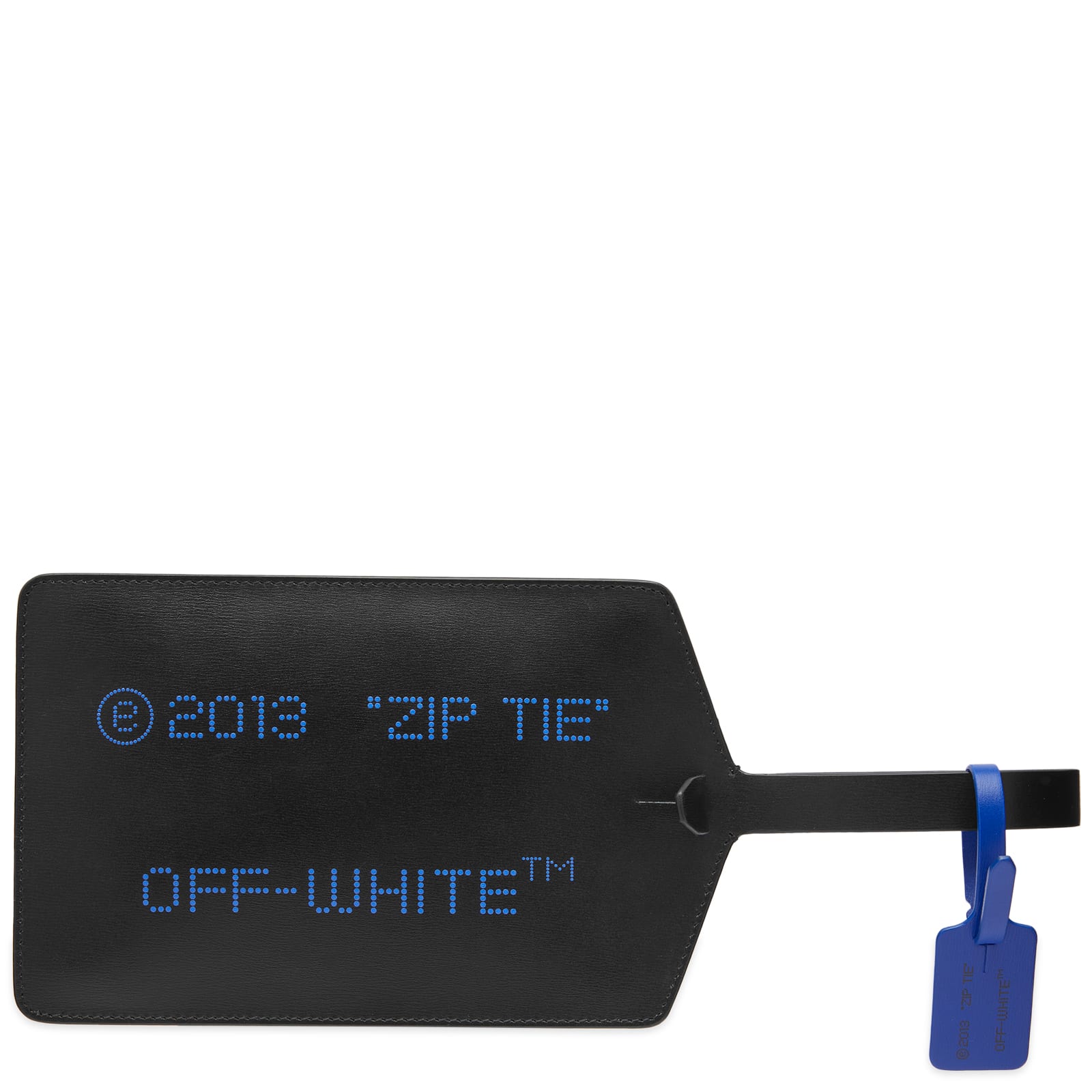 Off-White Zip Tie Medium Clutch Bag Black | END. (US)