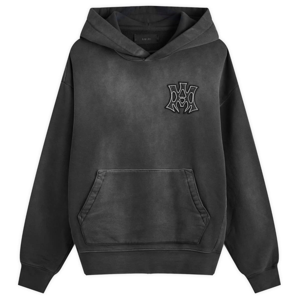パーカー・フーディ AMIRI FW25 AMIRI OVERSIZED HOODIE (AMJYHD1042 BLACK) AMIRI Oversized Logo Hoodie Black | END. (US)