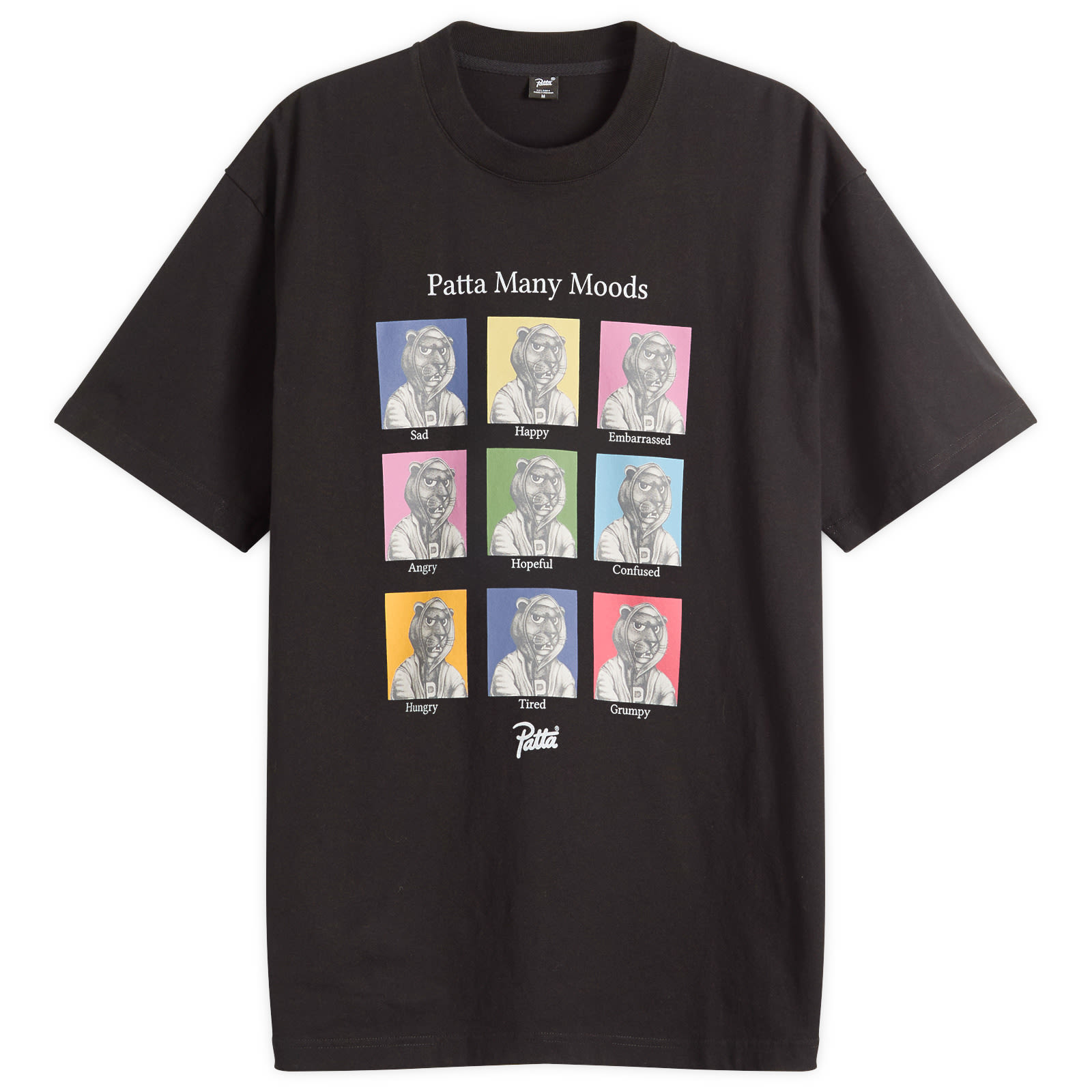 Patta Men’s Many Moods T-Shirt Black