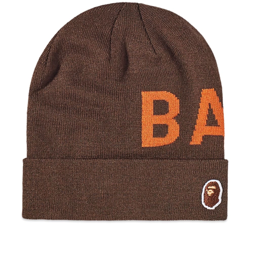 A Bathing Ape Men's BAPE Knit Cap Brown - Curated Menswear
