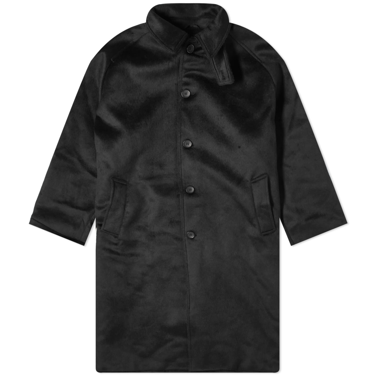 MKI Wool Car Coat Black END.