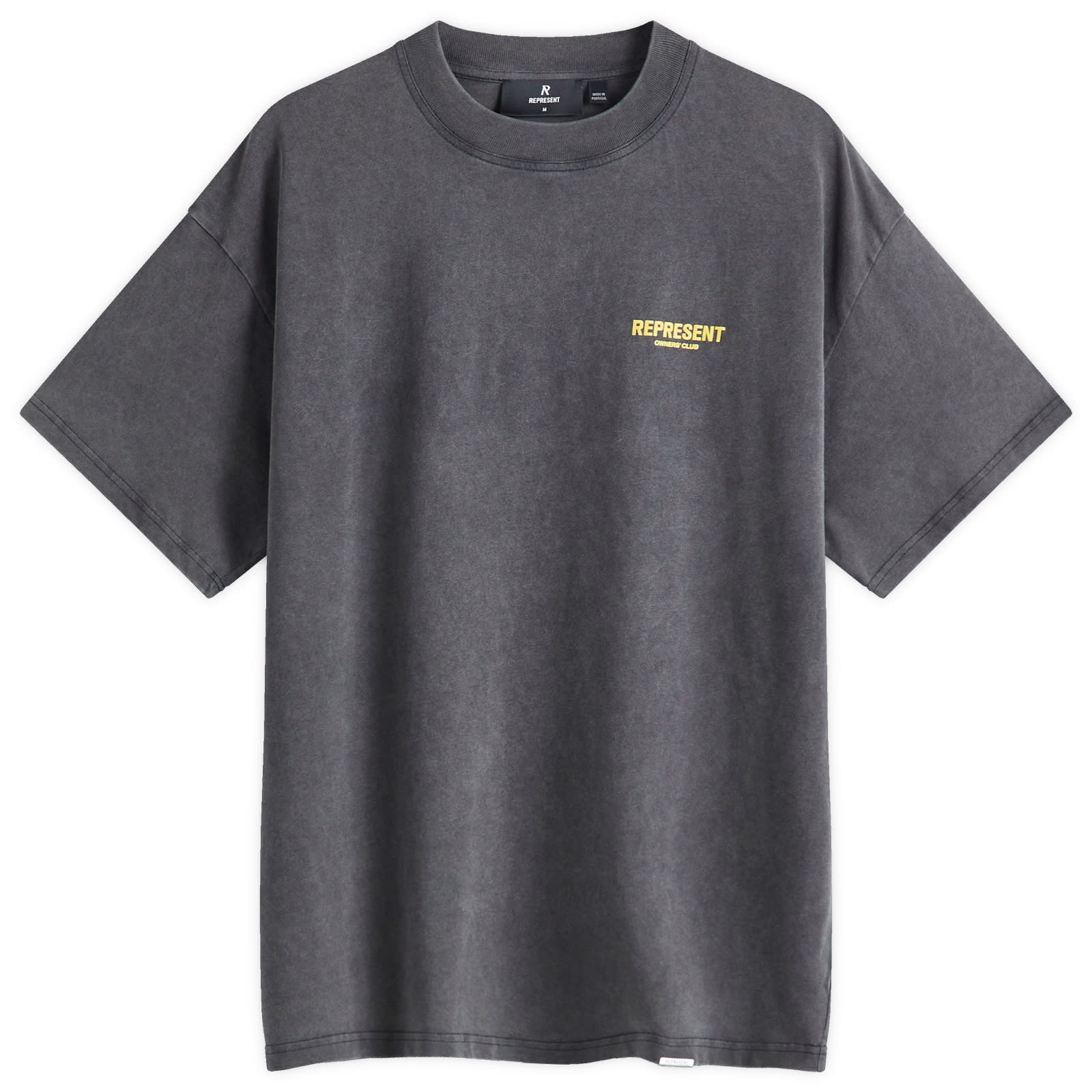 Represent Owners Club T-Shirt Vintage Grey & Yellow | END. (US)