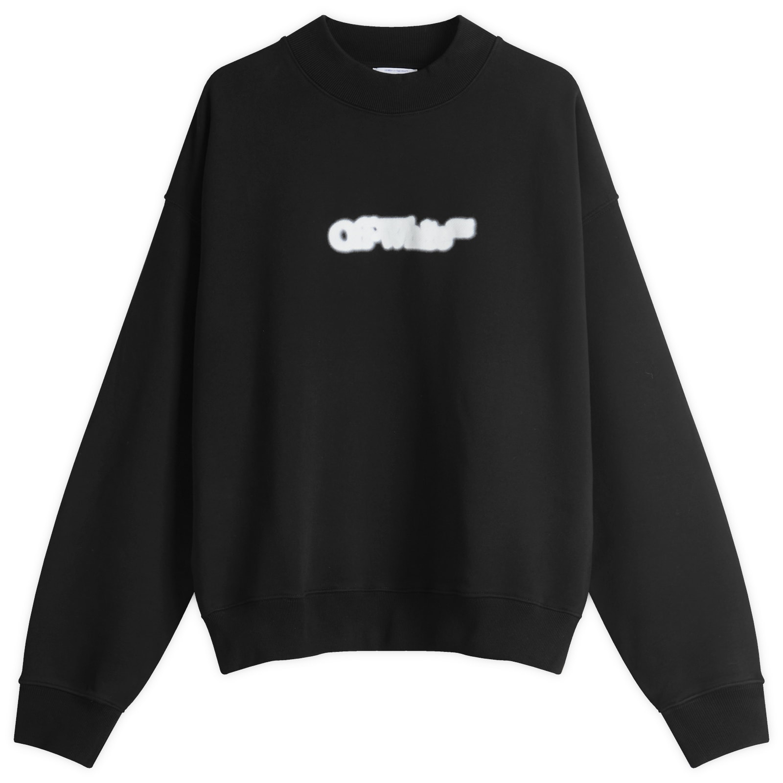 Off-White Spray Arrow Skate Crew Sweat Black & White | END. (US)
