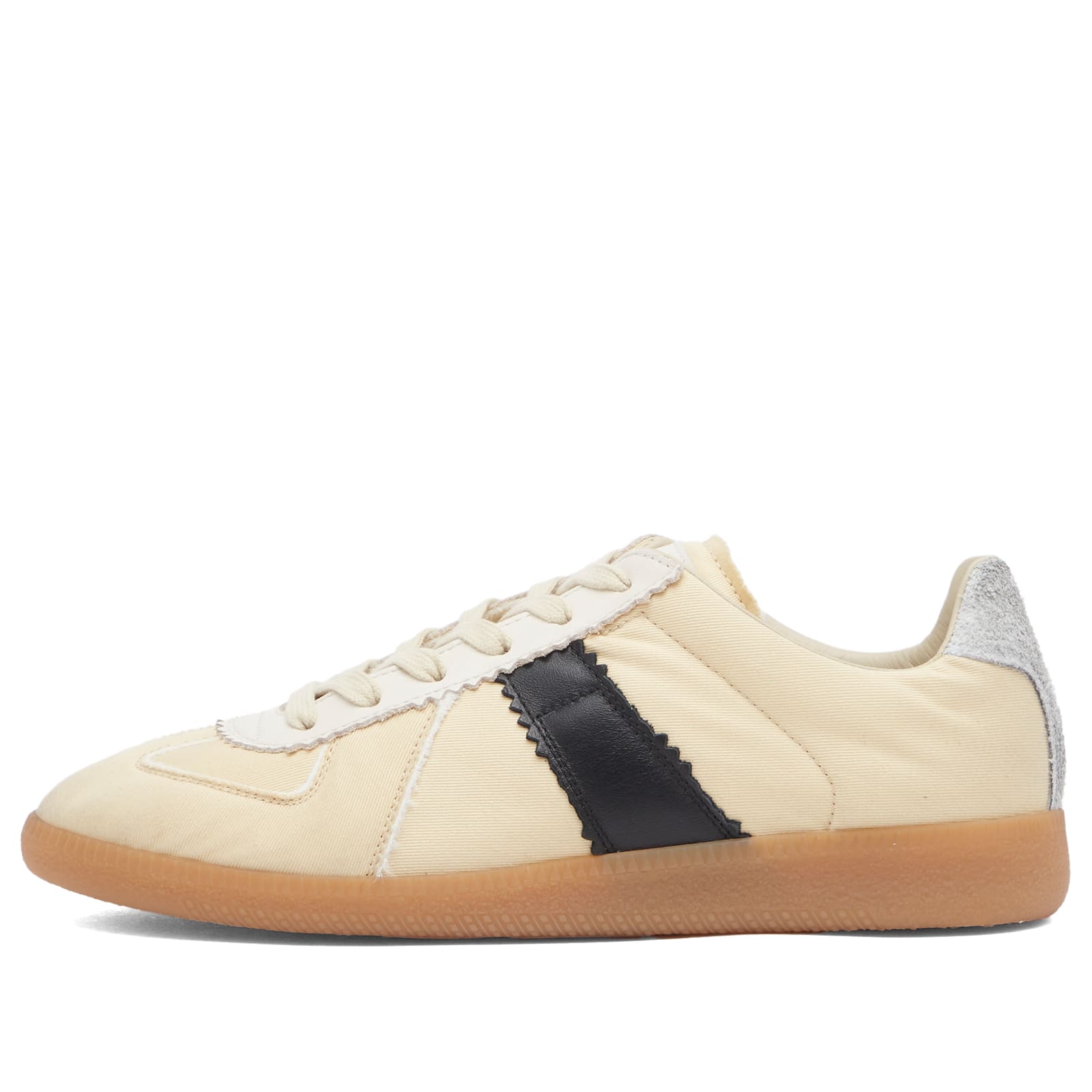 Maison Margiela Mens Black Vintage/Yellow Vintage Replica Sneaker Size EU 43 - END. Clothing