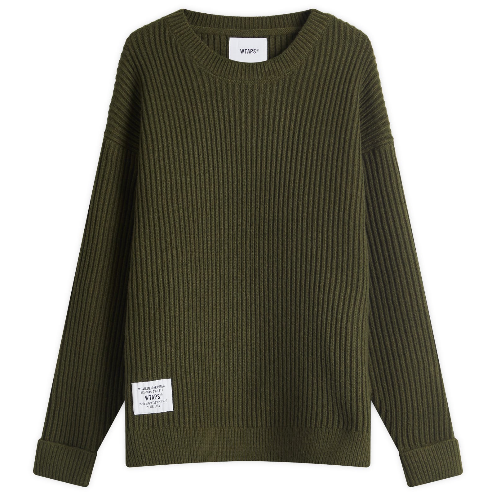 トップス 22AW WTAPS LOCKS SWEATER 04 WTAPS - Logo-Appliquéd Knitted Sweater - Black WTAPS