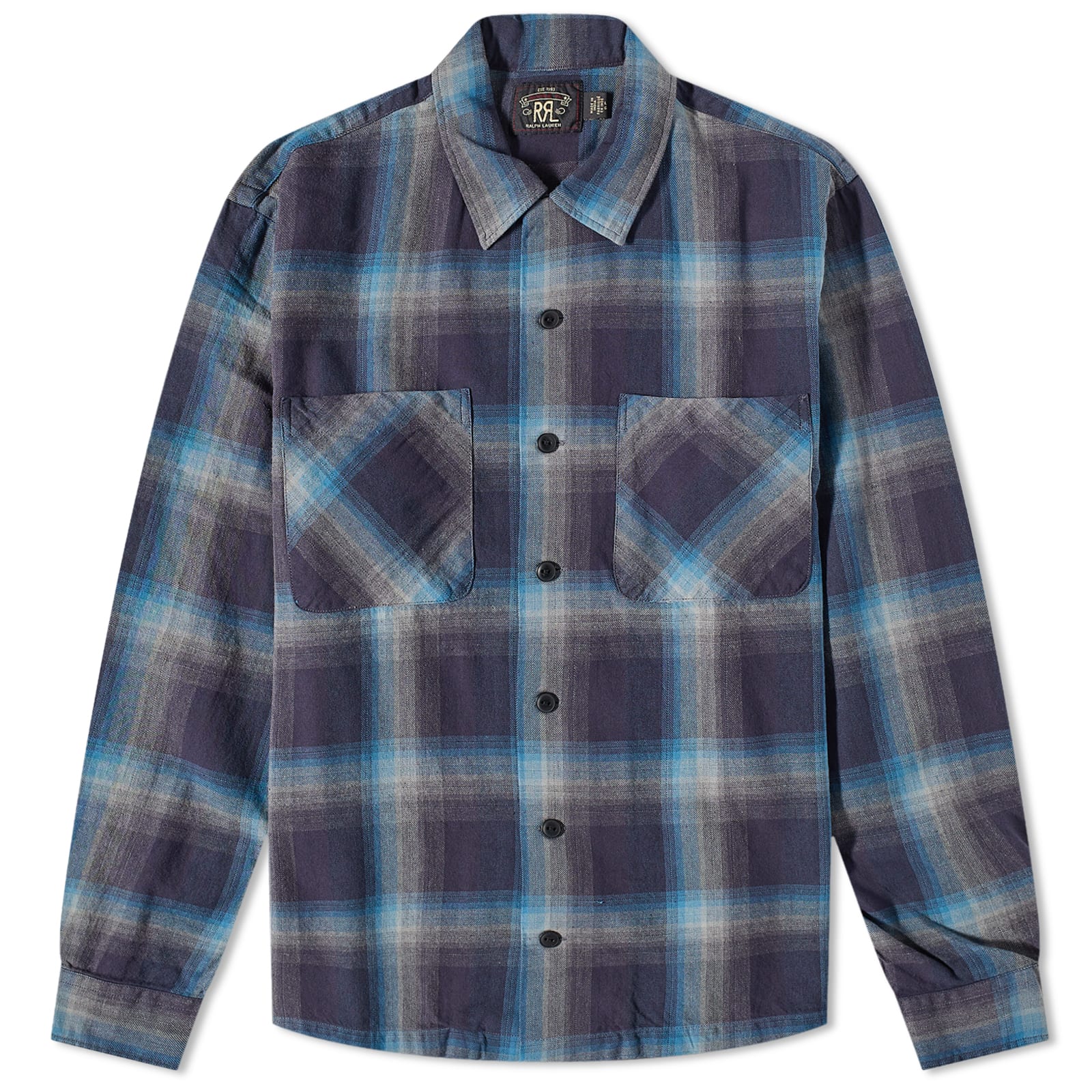 トップス RRL TOWNS CAMP SHIRTS RRL TOWNS CAMP SHIRTS RRL by Ralph Lauren Striped Jersey Camp