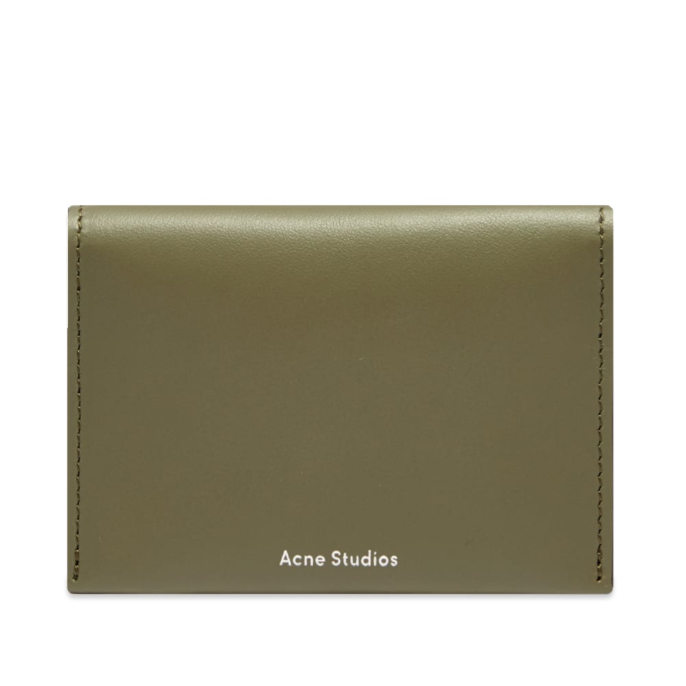 Acne Studios Card Holder Flap Wallet Dark Green END. (US)
