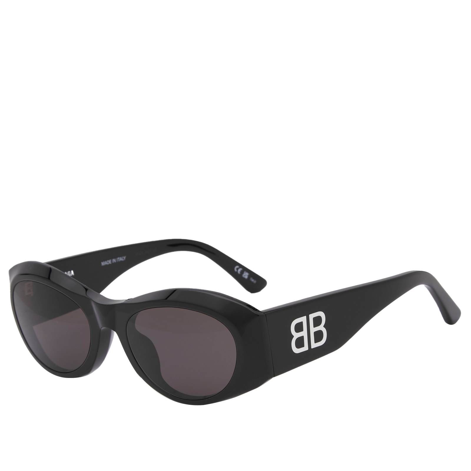 Balenciaga BB0396SK Sunglasses Black & Grey | END. (JP)