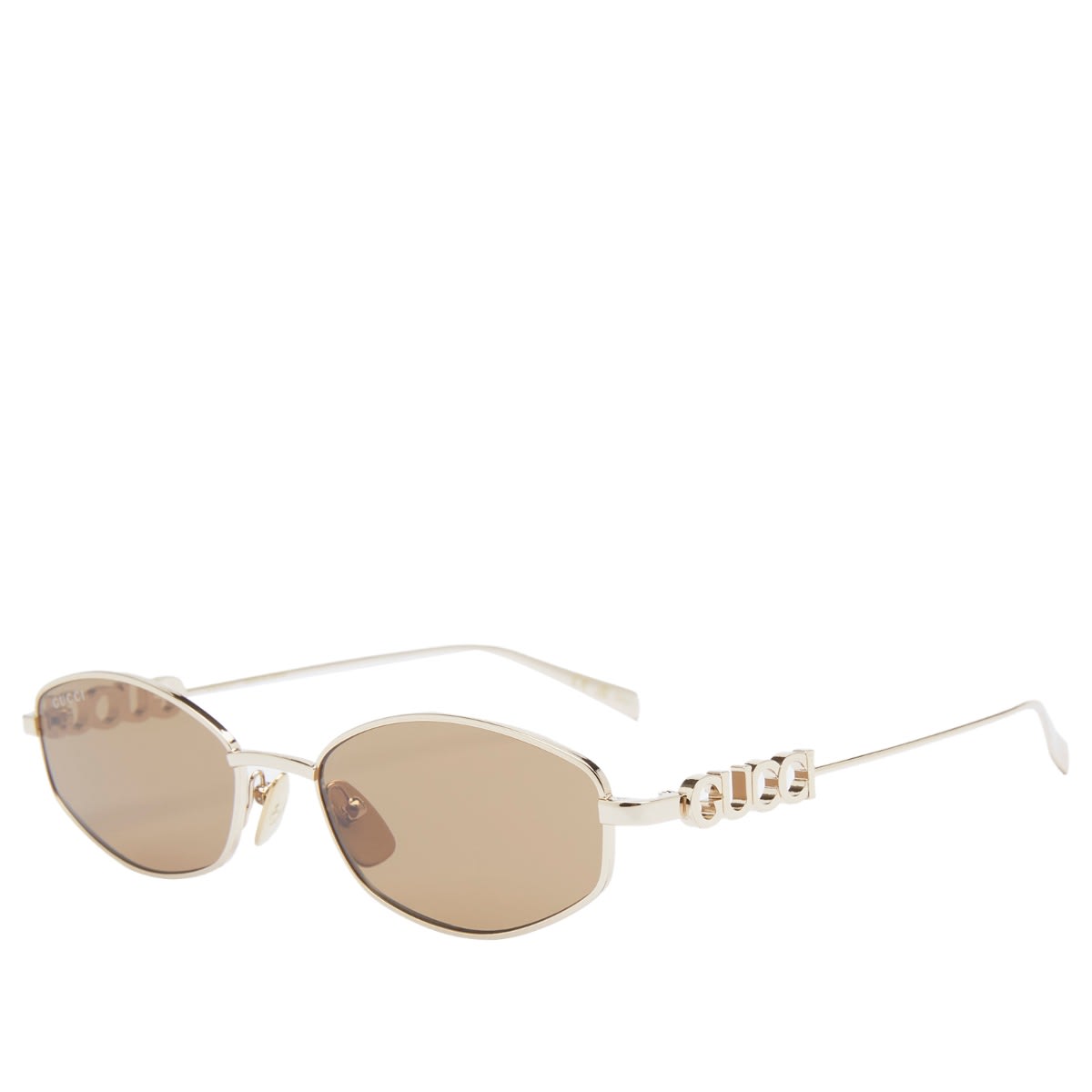 Gucci GG1802S Sunglasses Gold & Brown | END. (US)