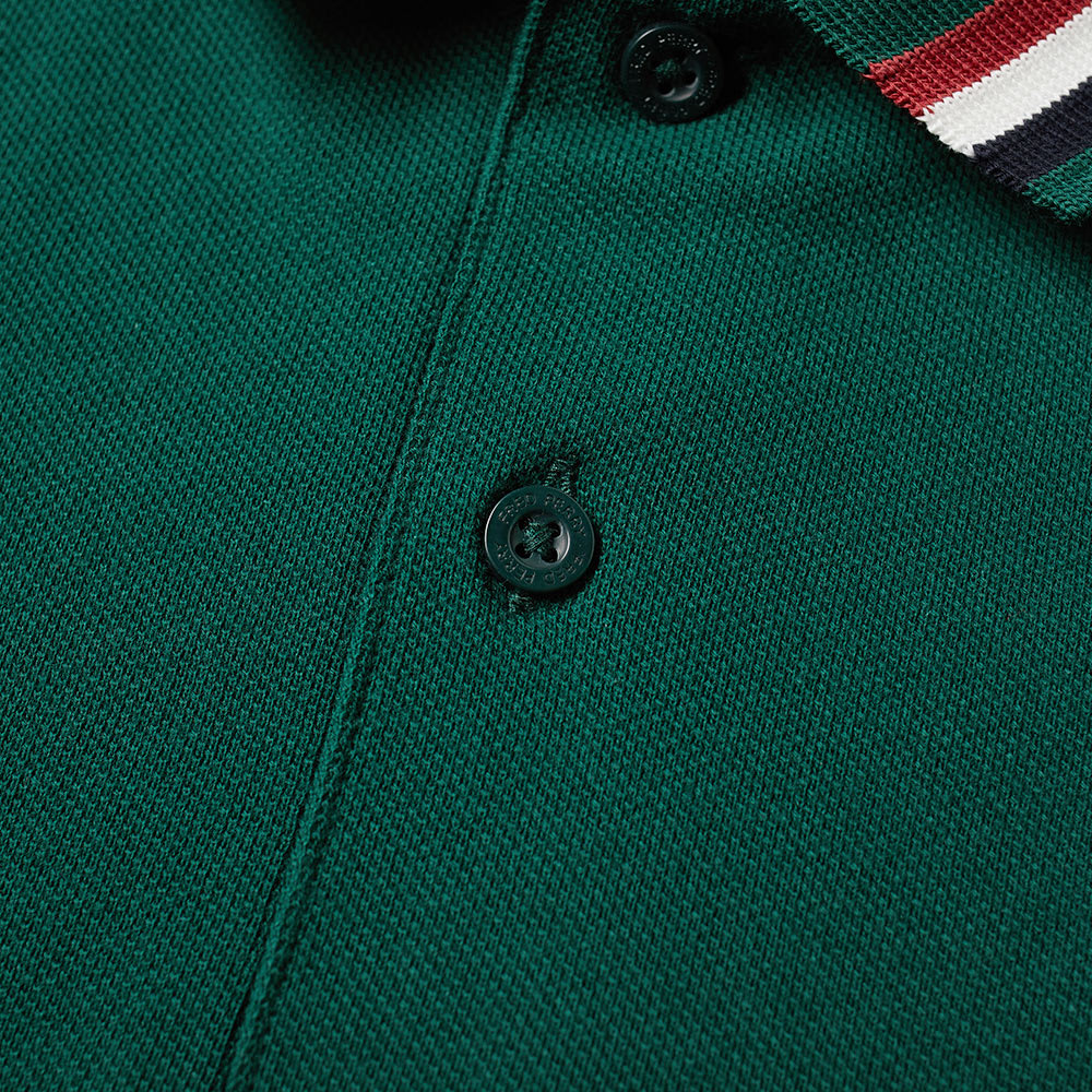fred perry bomber stripe polo