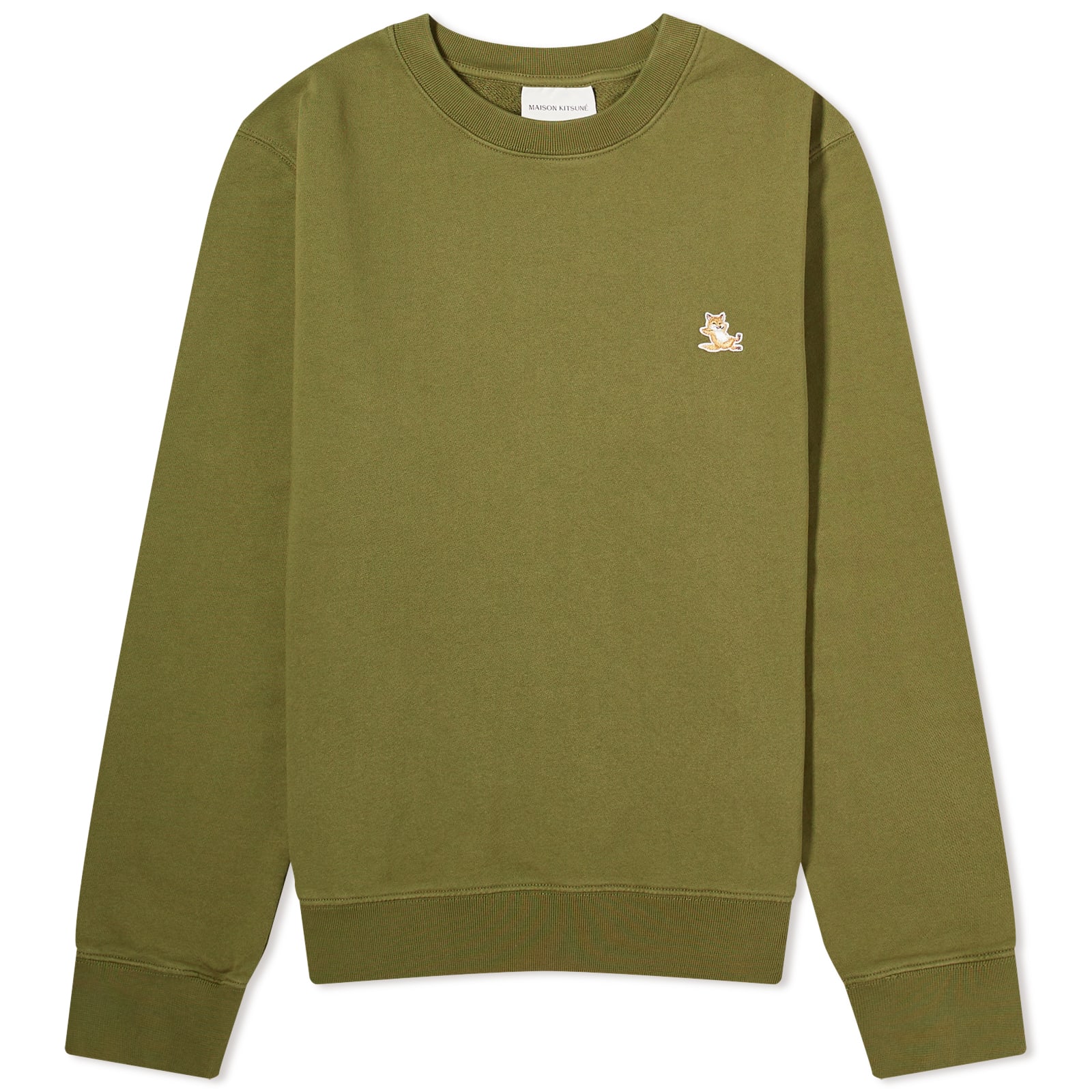 スウェット・トレーナー MAISON KITSUNE 'Chillax Fox' sweatshirt Green LM00303KM0001 メゾンキツネ MAISON KITSUNE メンズ スウェットトレーナー