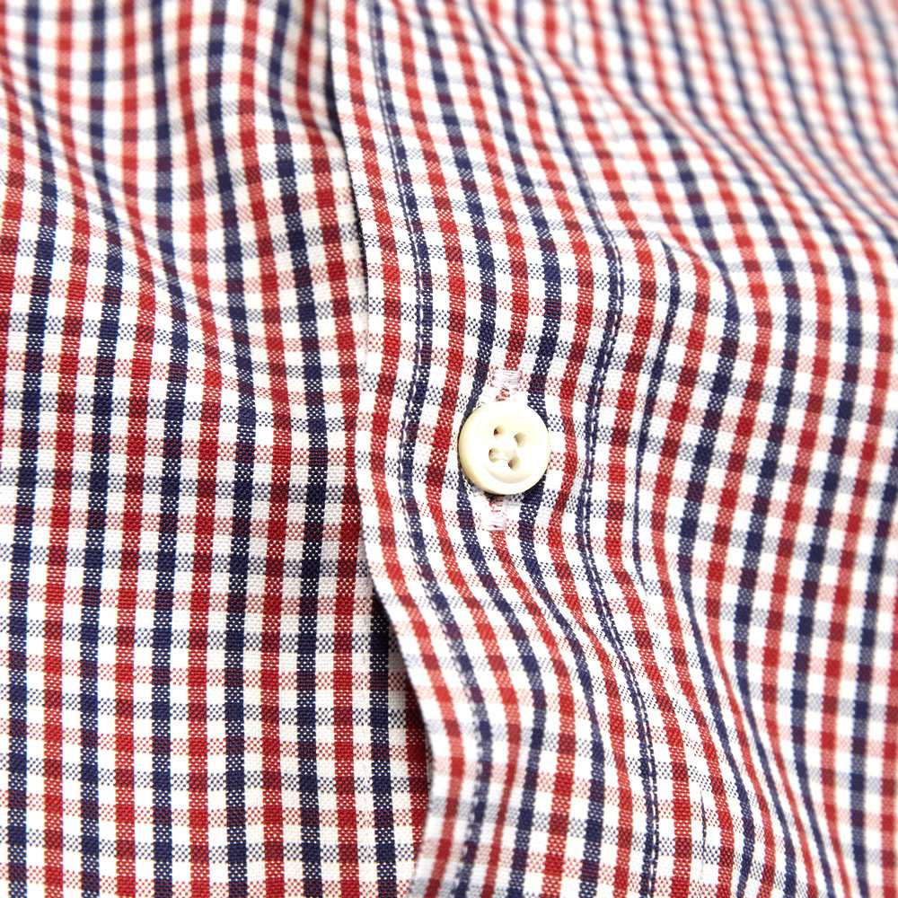 Edifice Oxford Gingham Shirt Red Multi | END. (UK)