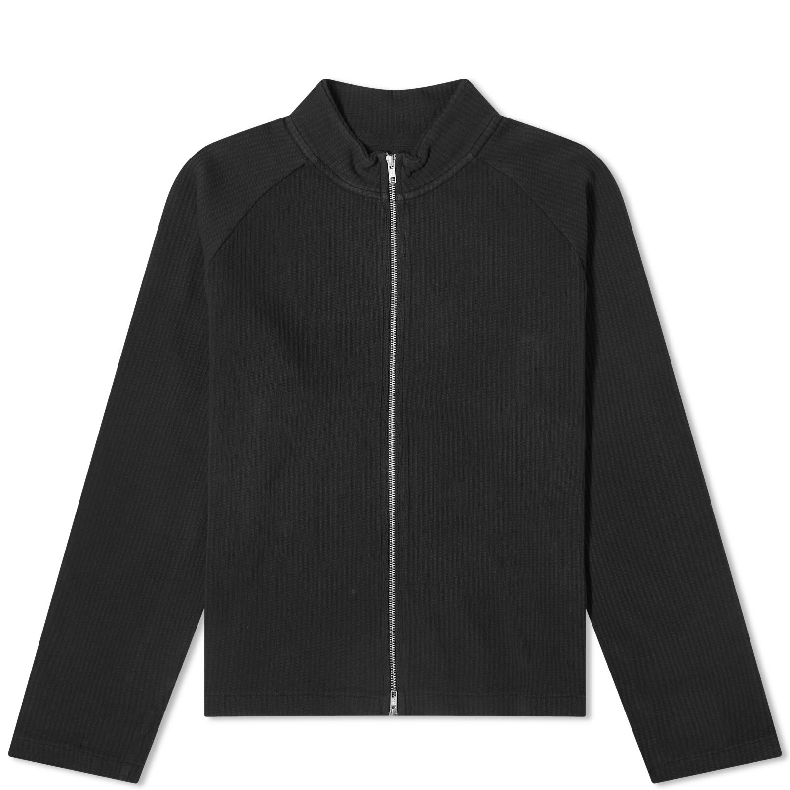【関税込み】mfpen ブラック Leisure ジップアップセーター Leisure Woven Zip Up - Black – mfpen