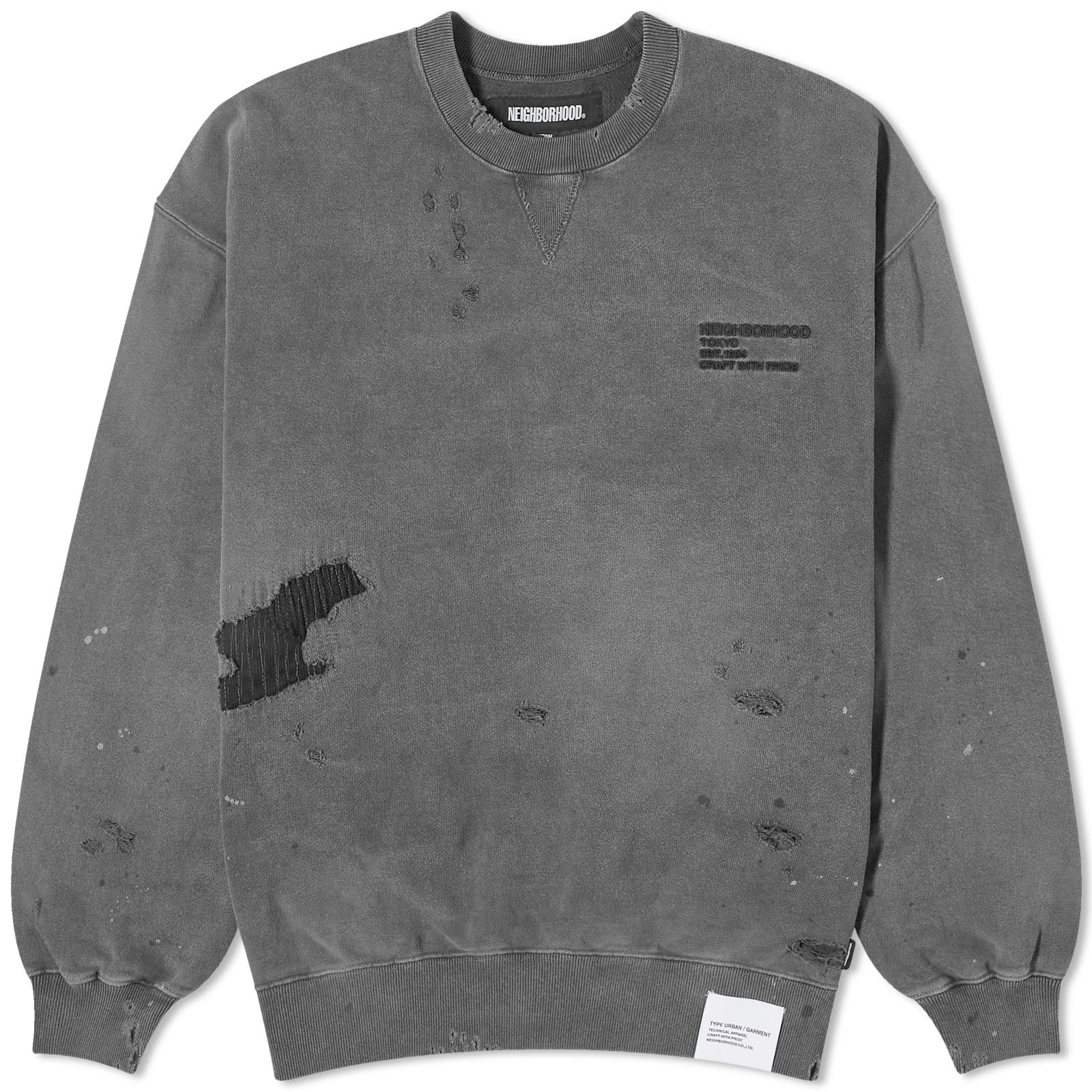 Neighborhood Savage Crew Sweatshirt Black | END. (IT)