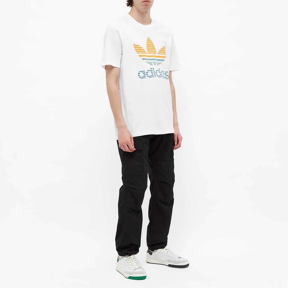 Short Sleeve T-Shirts adidas Originals Trefoil Ombre Tee blue / turquoise ( GP0165) – Queens 💚