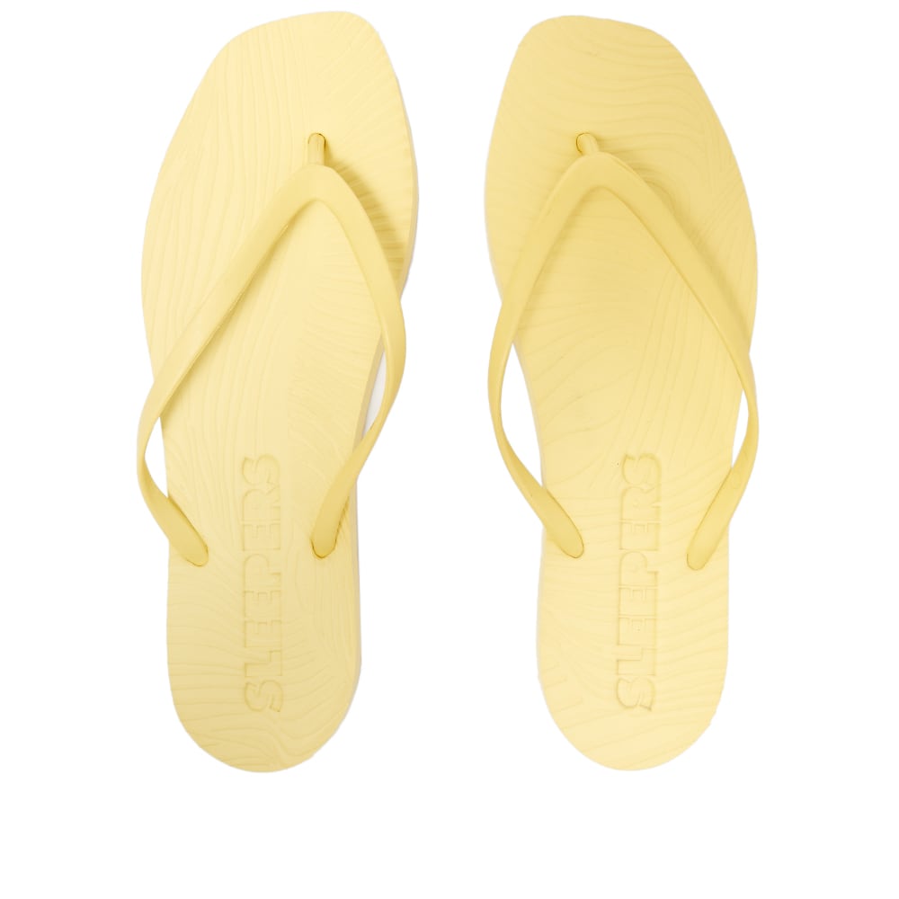 yellow flip flops