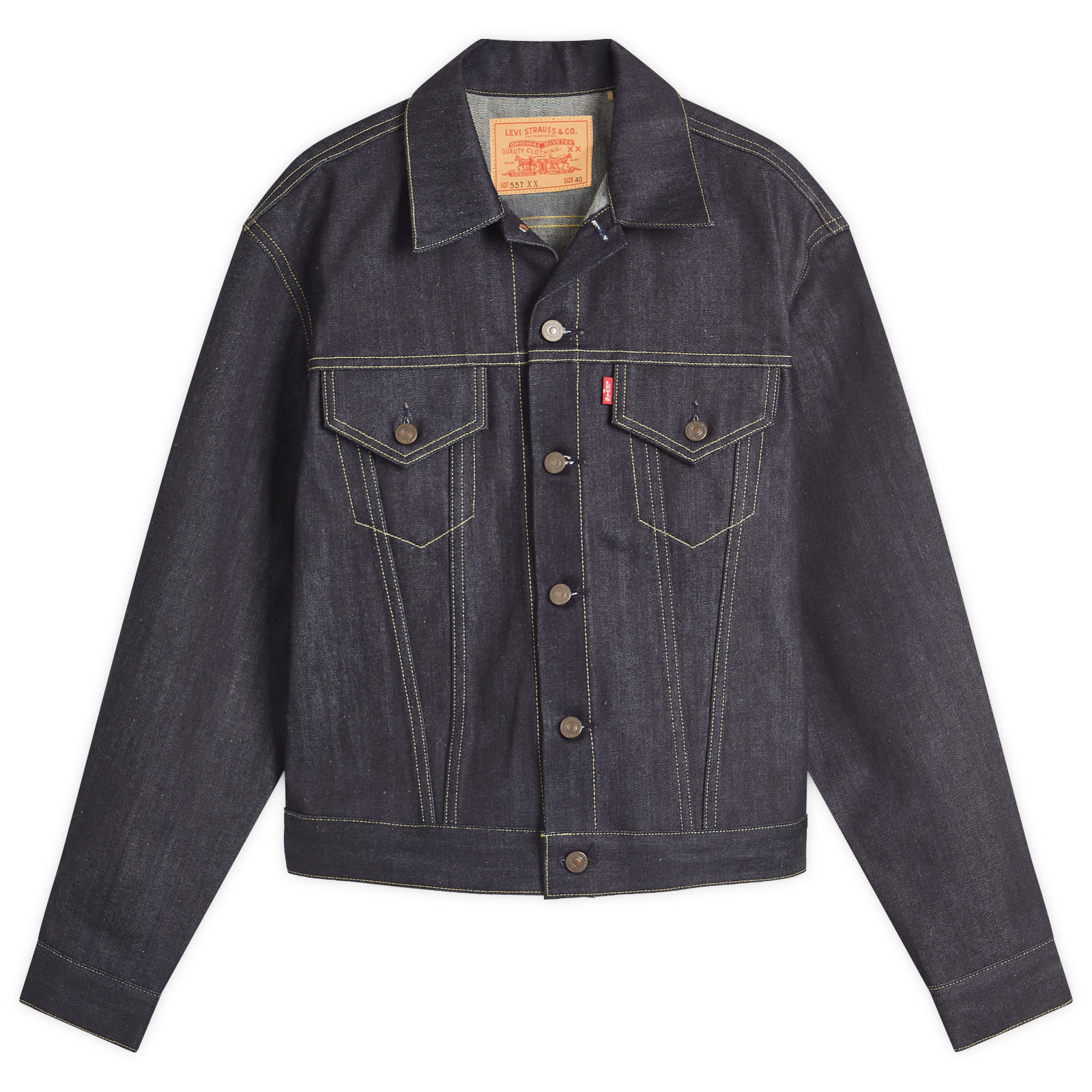 ジャケット・アウター Levi's 557 Trucker Jacket 1961 3rd 38 1961 557 Trucker Jacket - Dark Indigo | Levi's® US