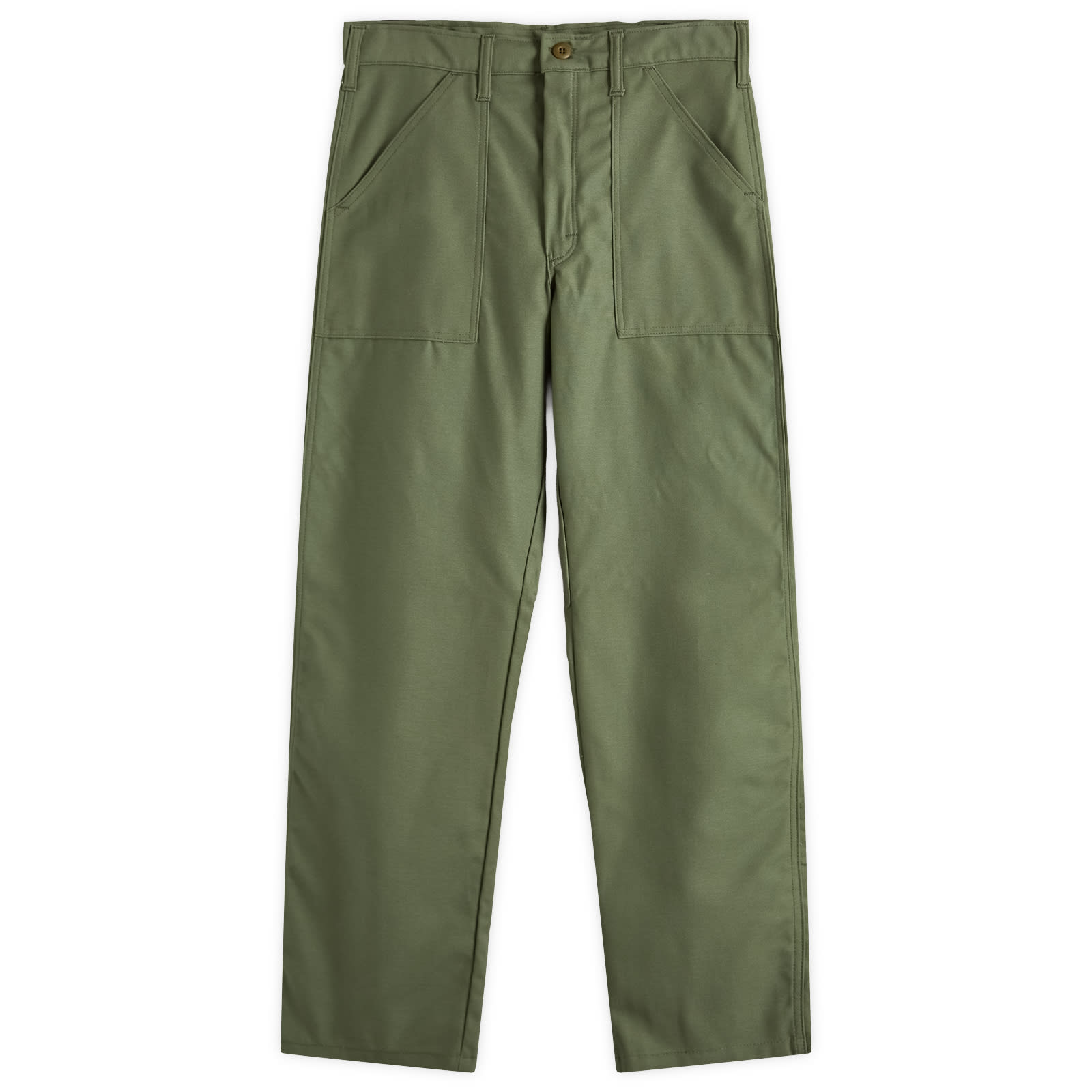 Stan Ray Loose Fit 4 Pocket Fatigue Pants Olive Sateen | END