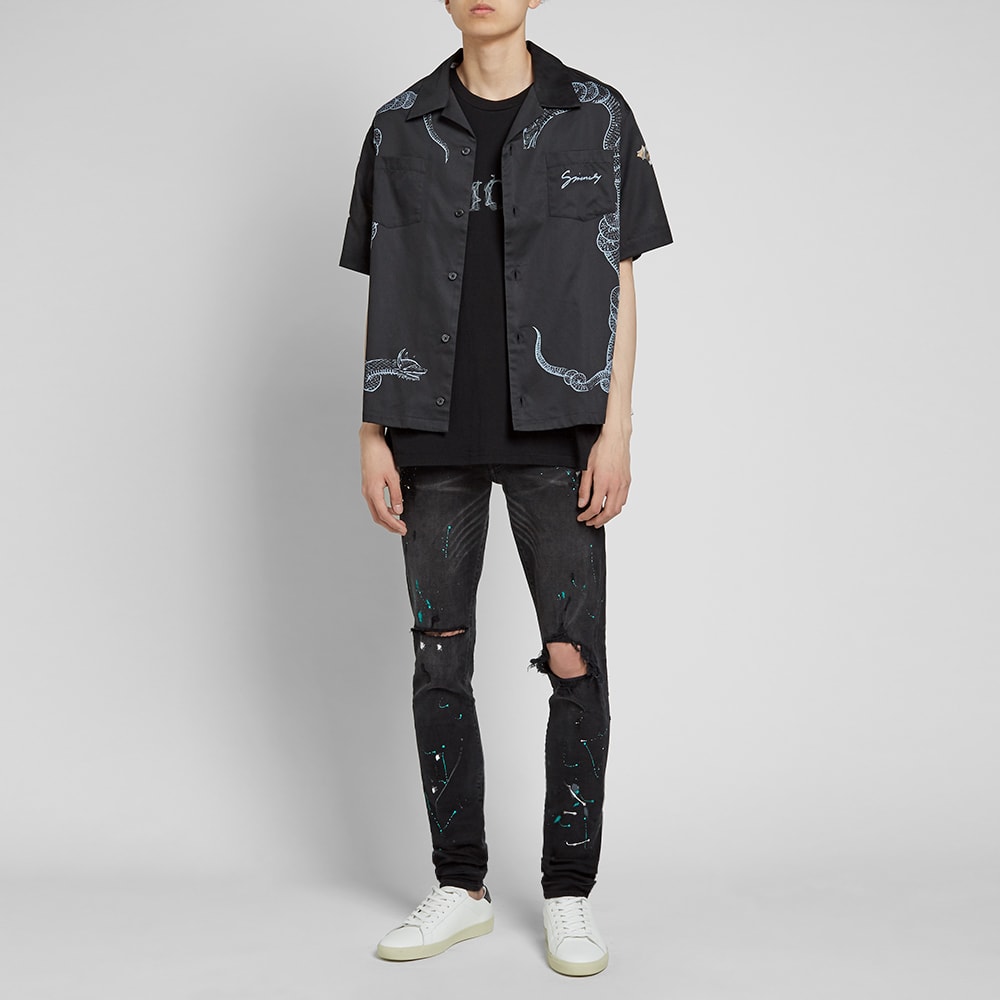 mike amiri paint splatter jeans