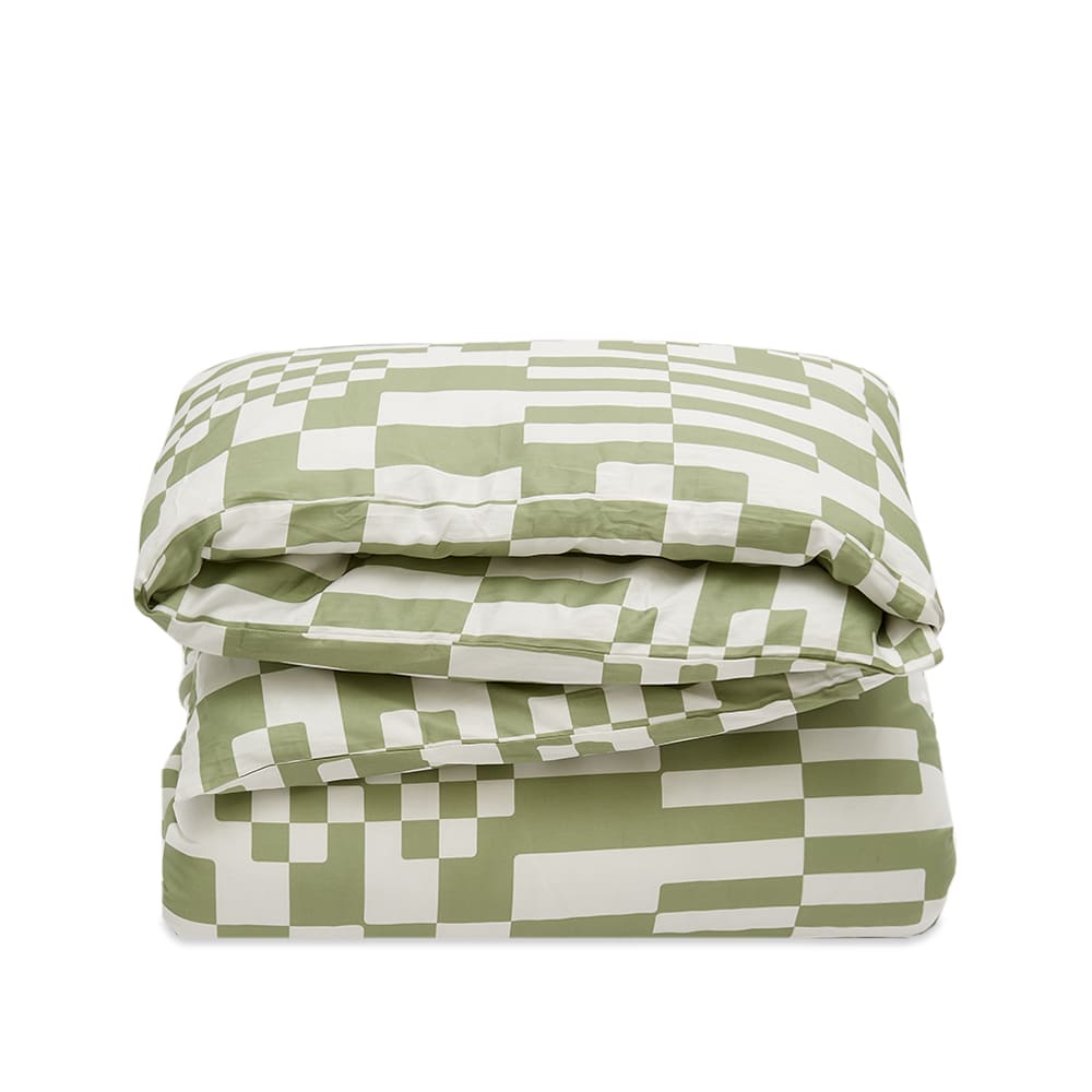 Dusen Dusen Double Duvet Set Sage END. (UK)