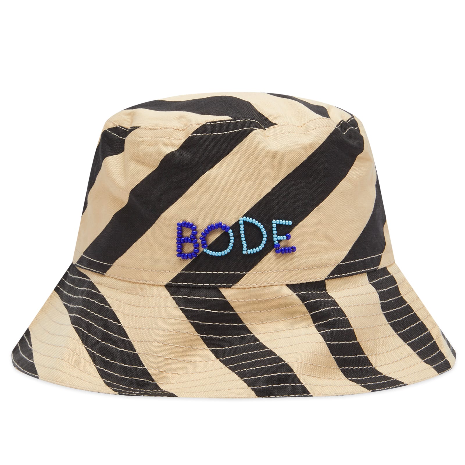 【関税込み】BODE Hats Bode Grandfather Bucket Hat In White | ModeSens