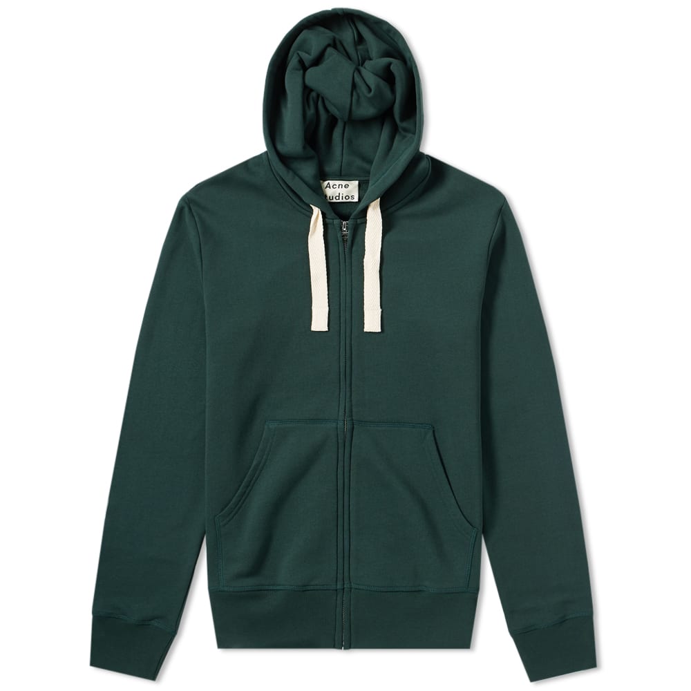 Acne Studios Zip Hoody Forest Green | END. (AR)