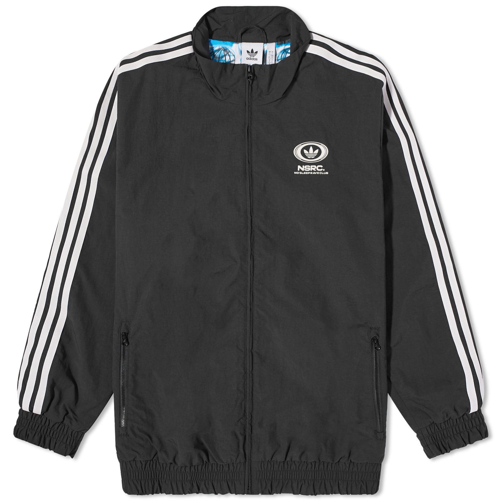 激レア 極美品 アディダス NSRC トラックトップ トラックジャケット IL4969 adidas Originals NO SLEEP RAVE CLUB Collection adidas x No Sleep Rave Club Track Top (Black / White) IL4969