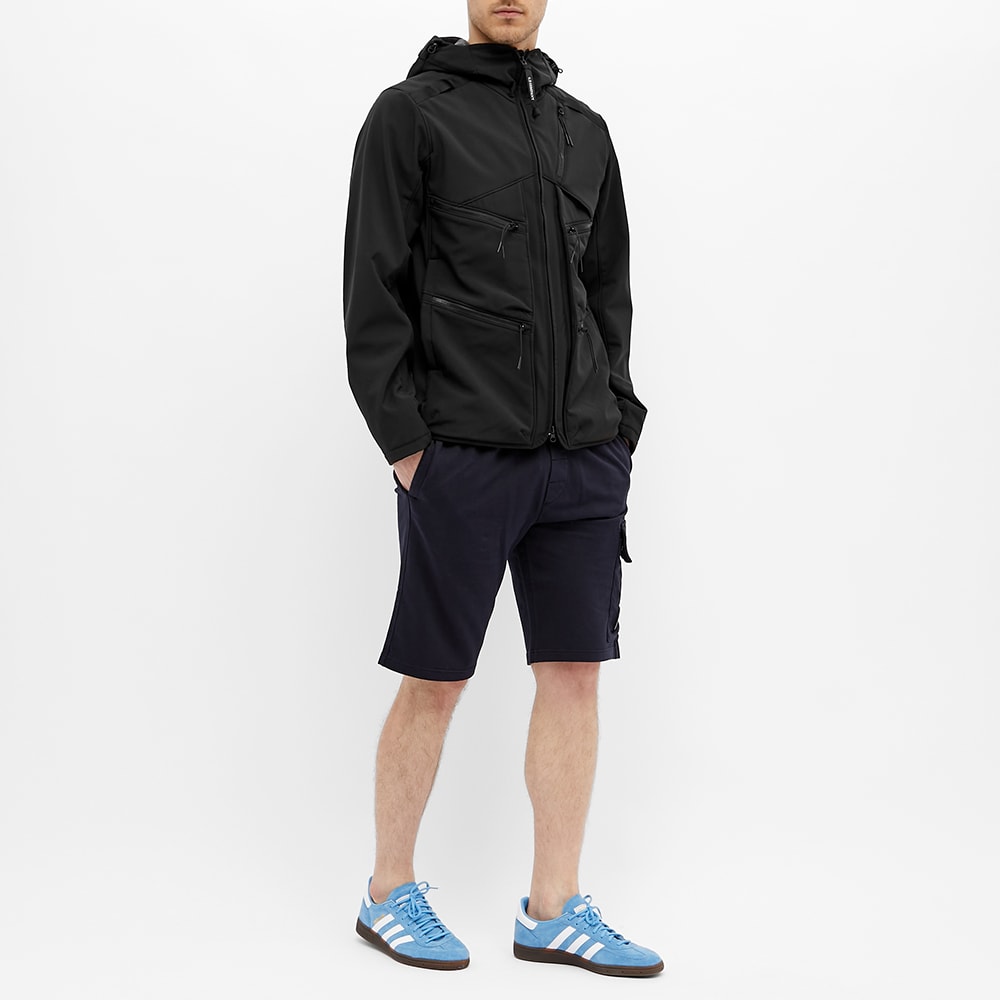 cp company soft shell black